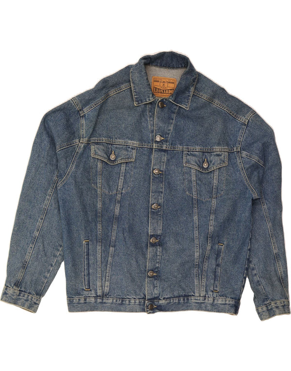 Jachetă de blugi pentru bărbați VINTAGE UK 40, mare, albastru, bumbac