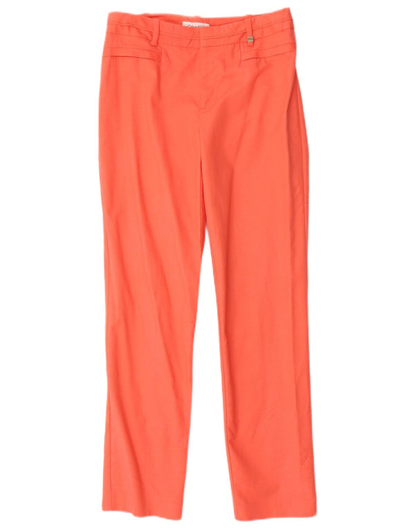 Pantaloni casual drepti Calvin Klein pentru femei US 2 XS W28 L28 Portocaliu
