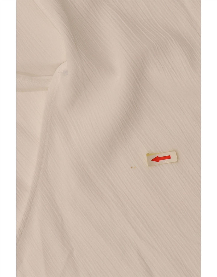 Bluză fără mâneci pentru femei Zara UK 10 Small White Viscose