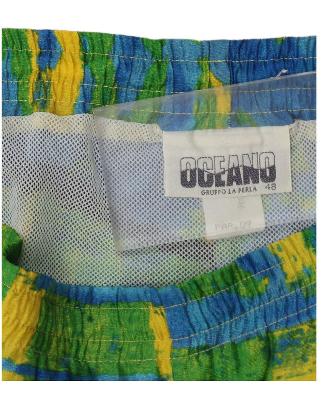 OCEANO Pantaloni scurți de înot pentru bărbați IT 48 Medium Galben Poliamidă Colorblock