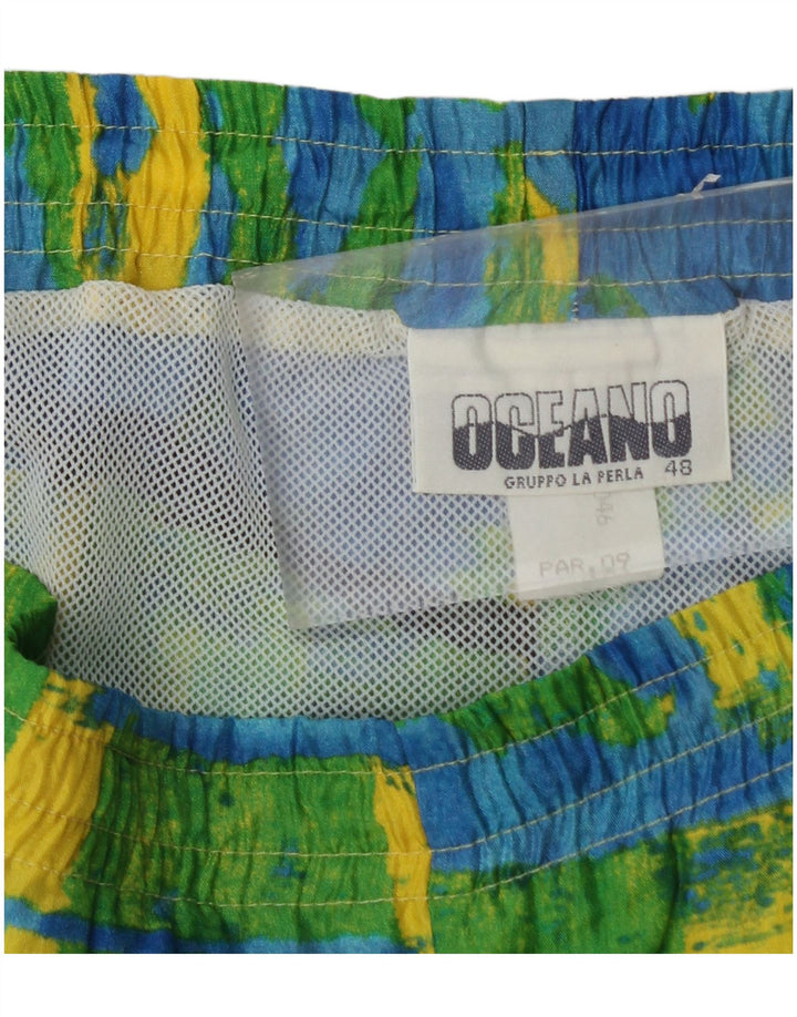 OCEANO Pantaloni scurți de înot pentru bărbați IT 48 Medium Galben Poliamidă Colorblock