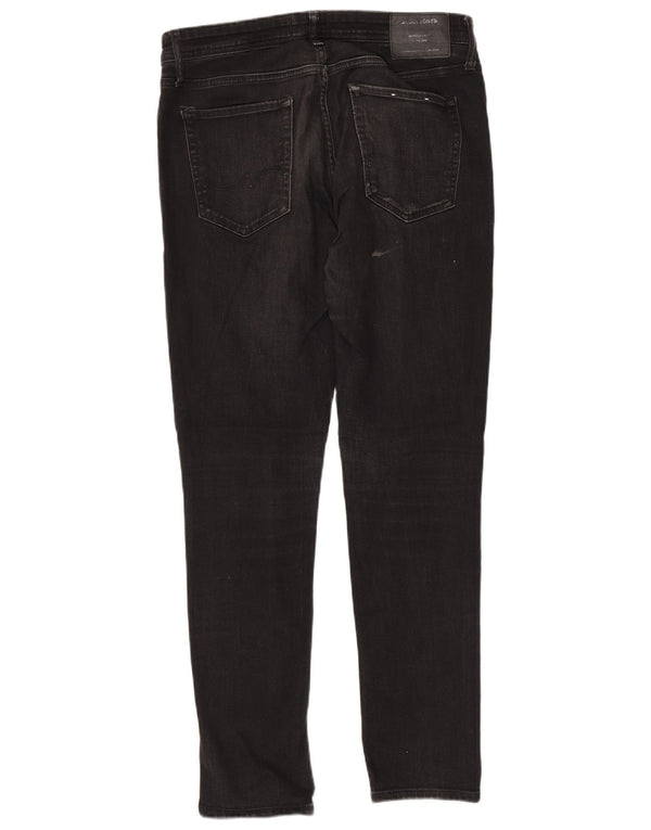 Blugi Jack & Jones GLENN Slim pentru bărbați W32 L32 bumbac negru