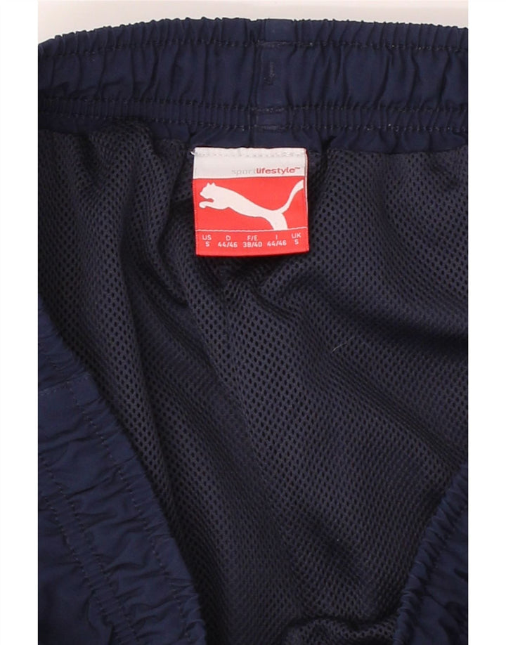 PUMA Mens Tracksuit Trousers Small  Navy Blue Vintage Puma and Second-Hand Puma from Messina Hembry 