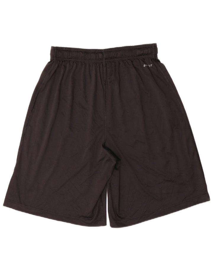 Pantaloni scurți sport Nike Dri Fit Graphic pentru bărbați, poliester mediu negru