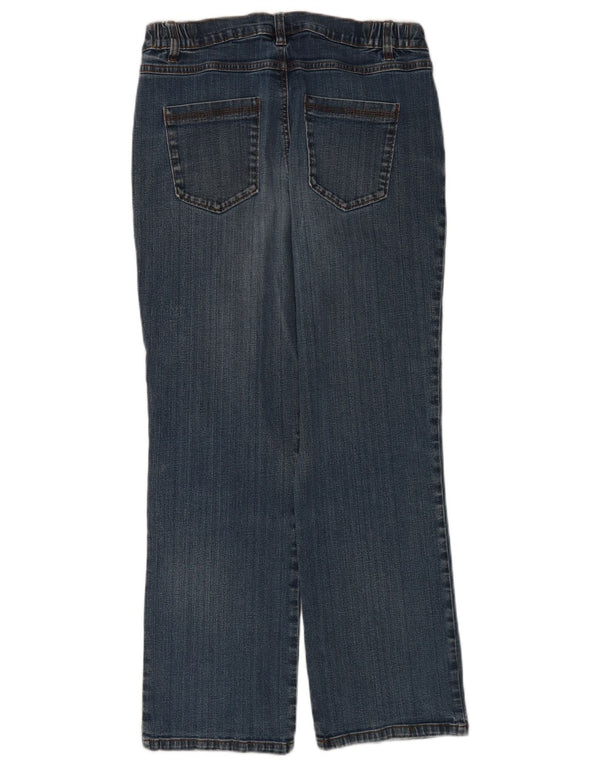 Blugi drepti pentru femei Marks & Spencer UK 14 Medium L34 L28 Bumbac albastru