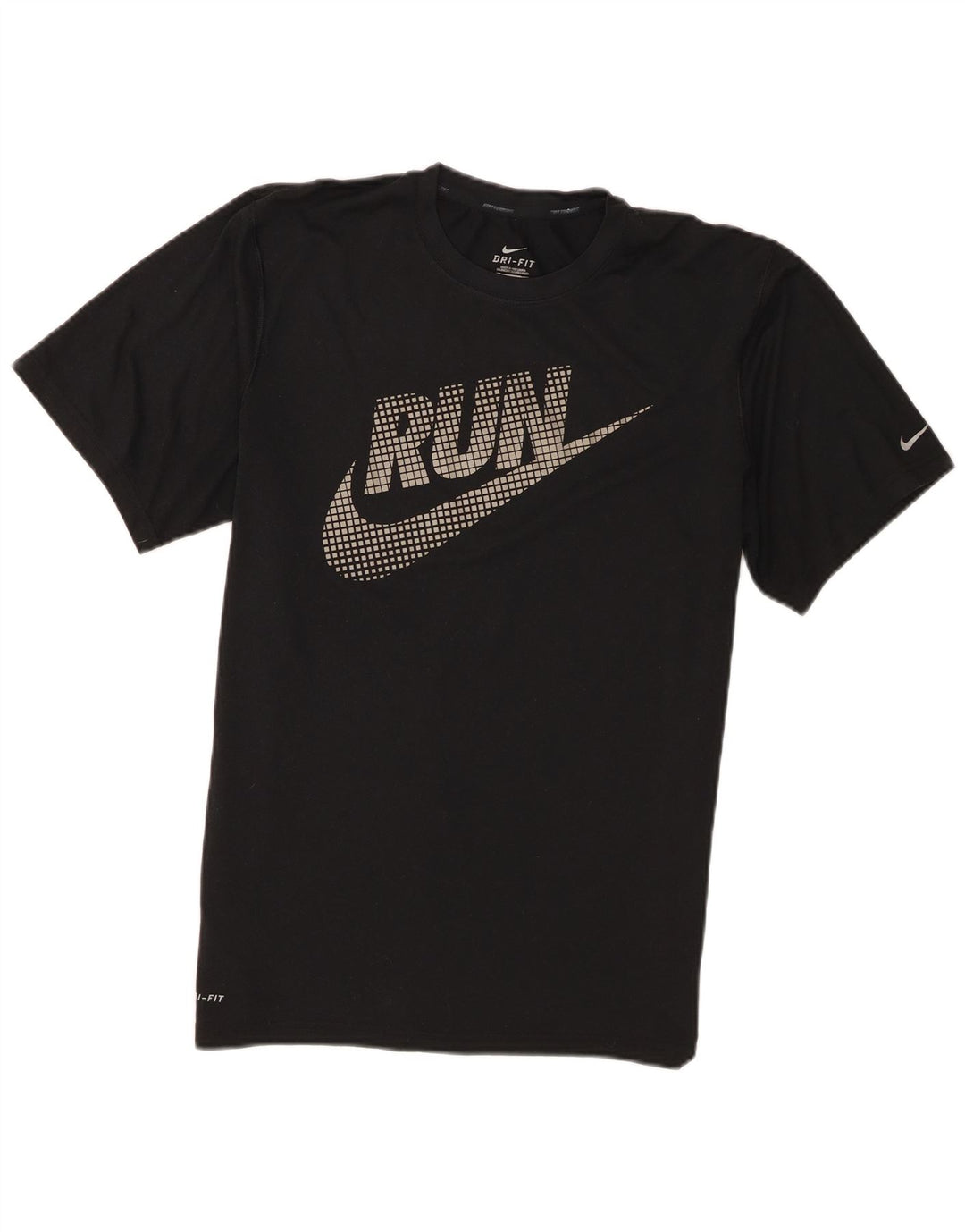 Tricou grafic Nike Dri Fit pentru bărbați Top Medium Negru Poliester