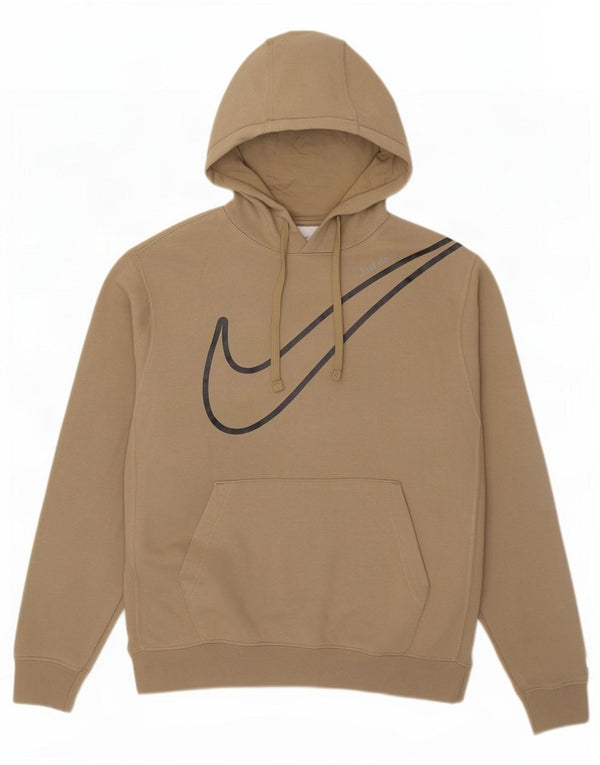 Pulover Nike Grafic pentru bărbați, bumbac, bej mediu