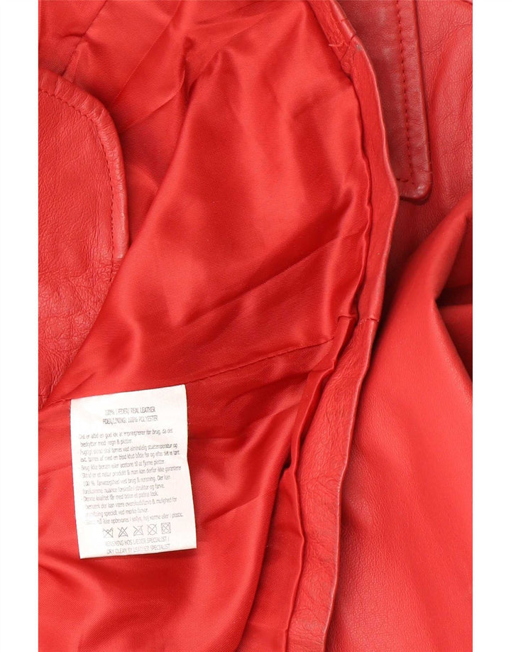 Vintage Womens 6 Buttons Blazer Jacket IT 42 Medium Red