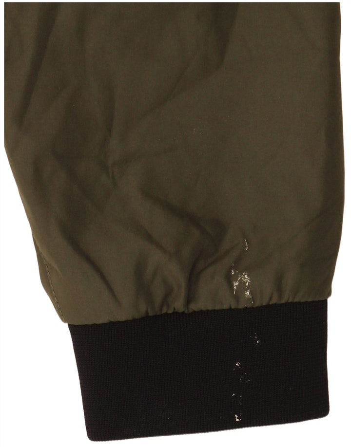 Jack & Jones jachetă de vânt cu glugă pentru bărbați UK 36 Poliester kaki mic