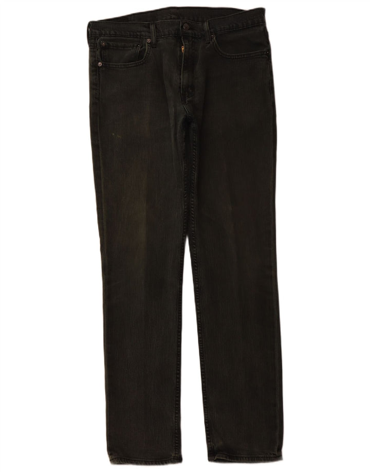 Blugi drepti pentru bărbați LEVI'S W36 L34 bumbac verde