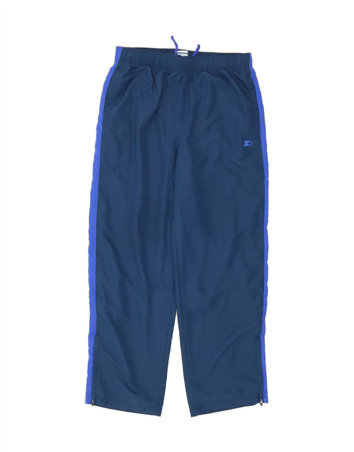 STARTER Mens Tracksuit Trousers Medium Navy Blue Nylon Vintage Starter and Second-Hand Starter from Messina Hembry 