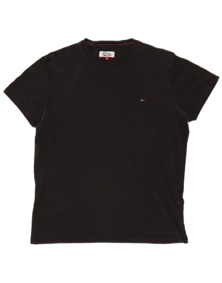 TOMMY HILFIGER Tricou Bărbați Top Medium Negru Bumbac