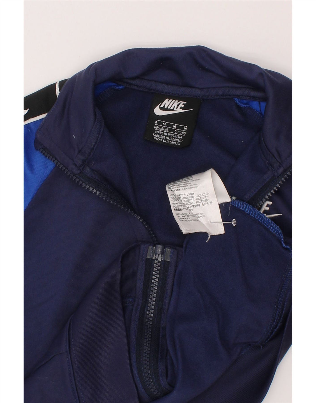 Jachetă de top pentru trening Nike pentru băieți 5-6 ani, medie, bleumarin, sport