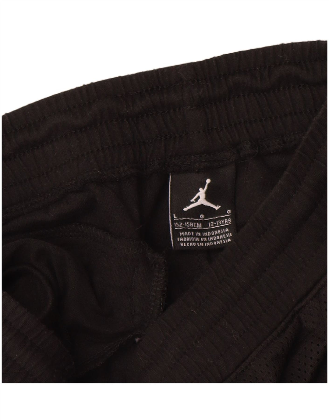 Jordan Băieți Pantaloni de trening Pantaloni de jogging 12-13 ani Poliester negru mare