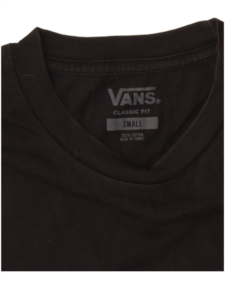 Tricou grafic pentru bărbați VANS Classic Fit Top mic bumbac negru