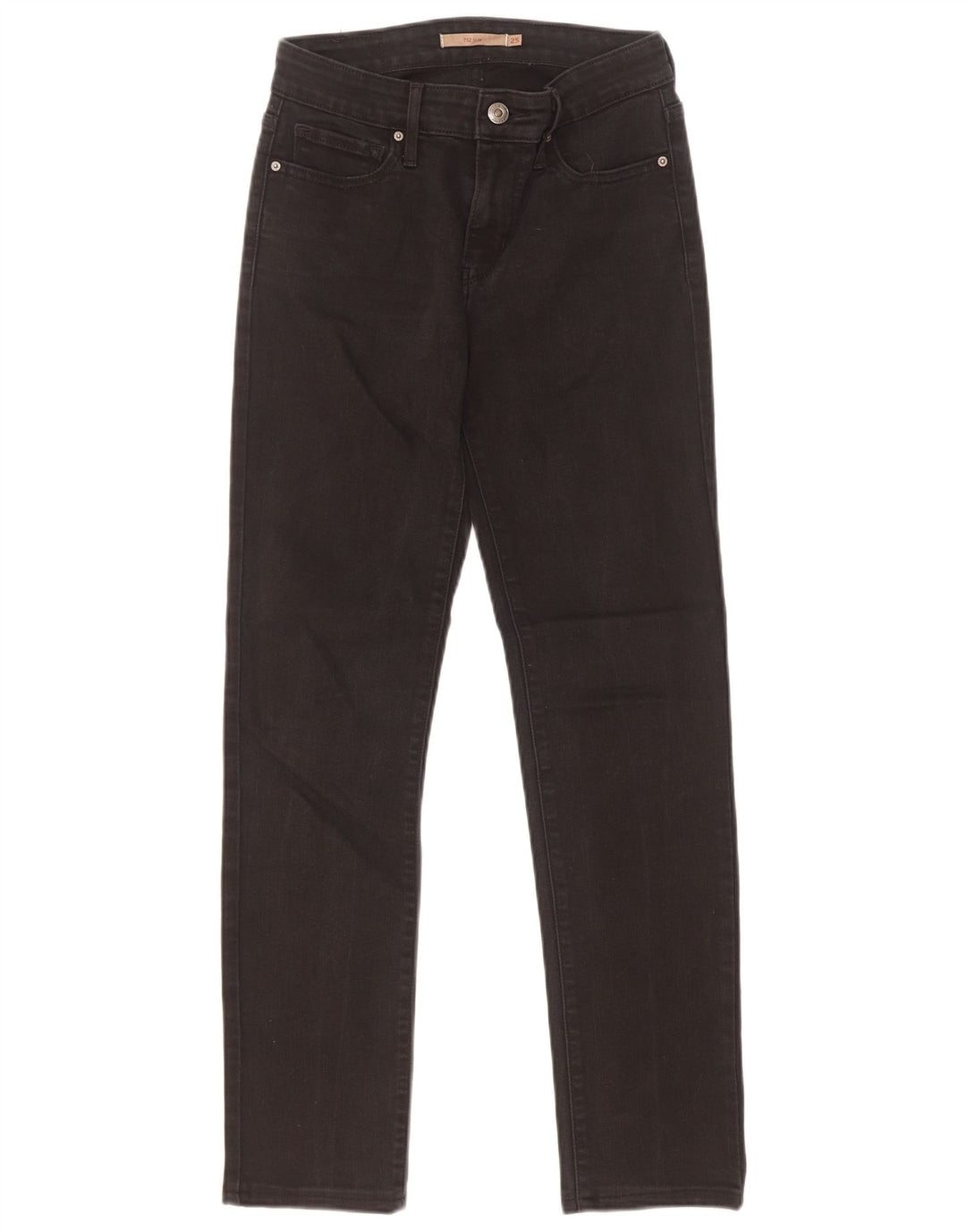 Blugi Levi's 712 Slim pentru femei W25 L29 negri