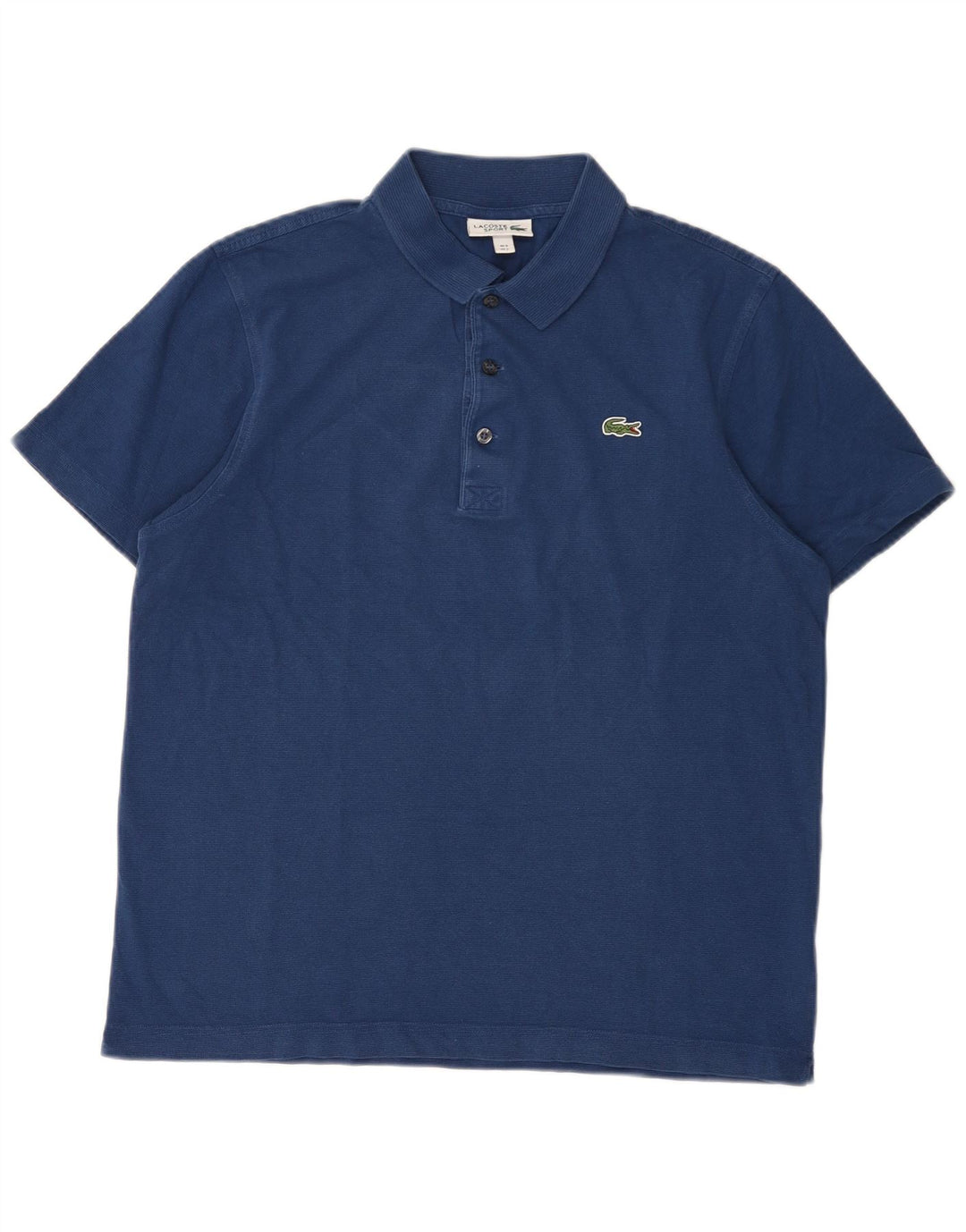 Tricou polo Lacoste pentru bărbați mărimea 5 mare, bumbac bleumarin