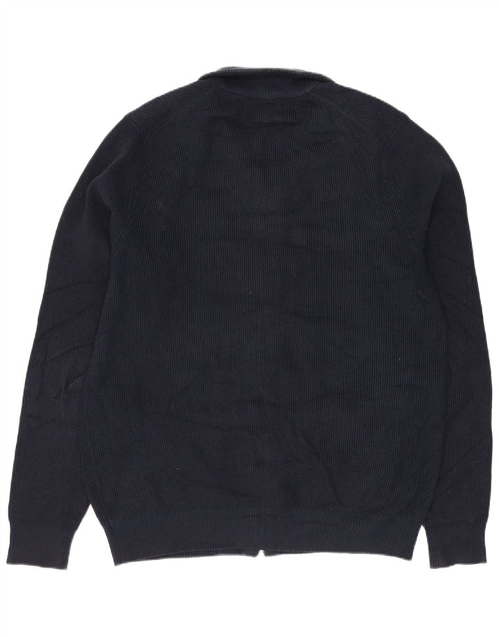 Pulover cardigan pentru bărbați Marks & Spencer, poliester mediu bleumarin
