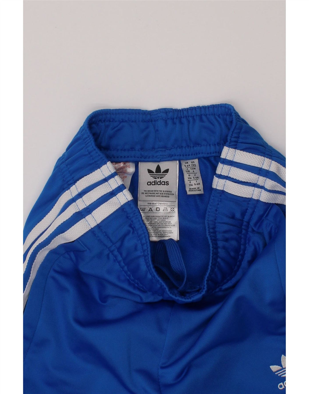 Pantaloni de trening Adidas pentru baieti Joggeri 5-6 ani poliester albastru