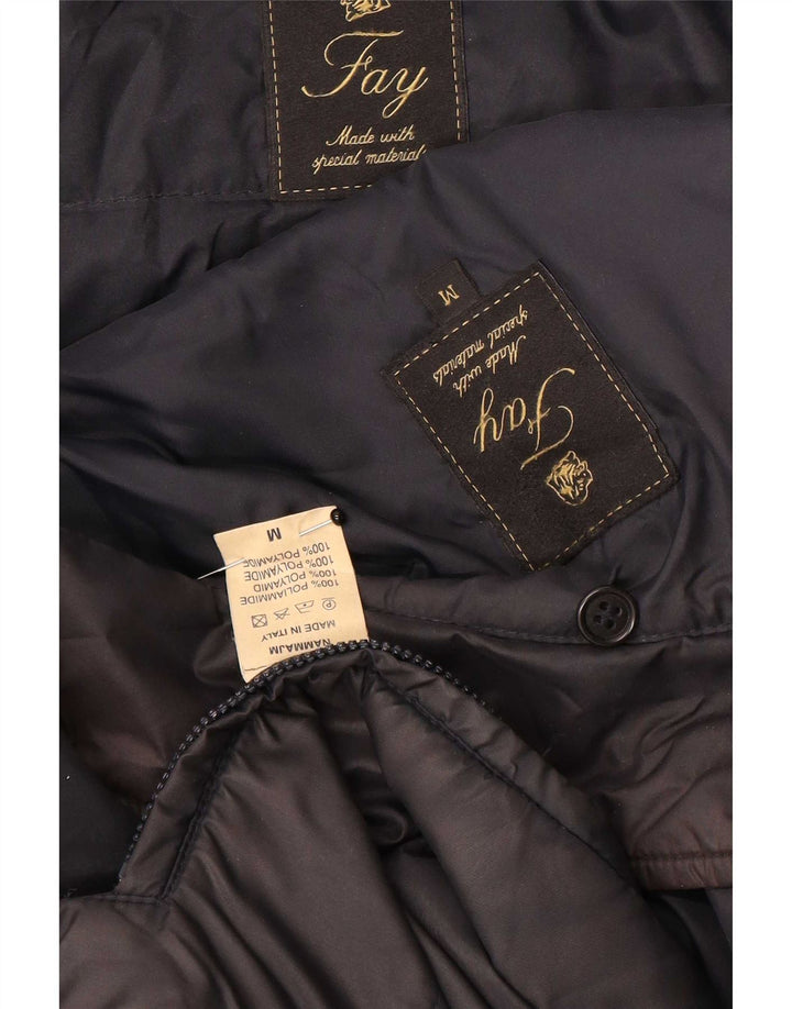 Fay Jachetă militară pentru bărbați UK 38 Medium Black Poliamidă