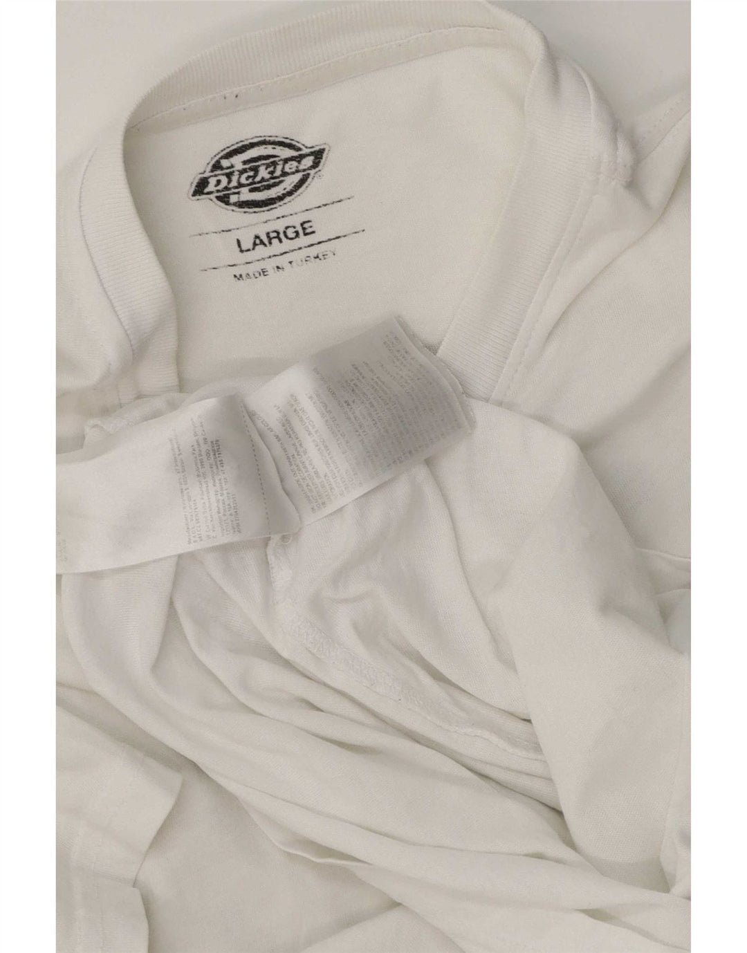 Tricou grafic pentru bărbați Dickies Top mare din bumbac alb