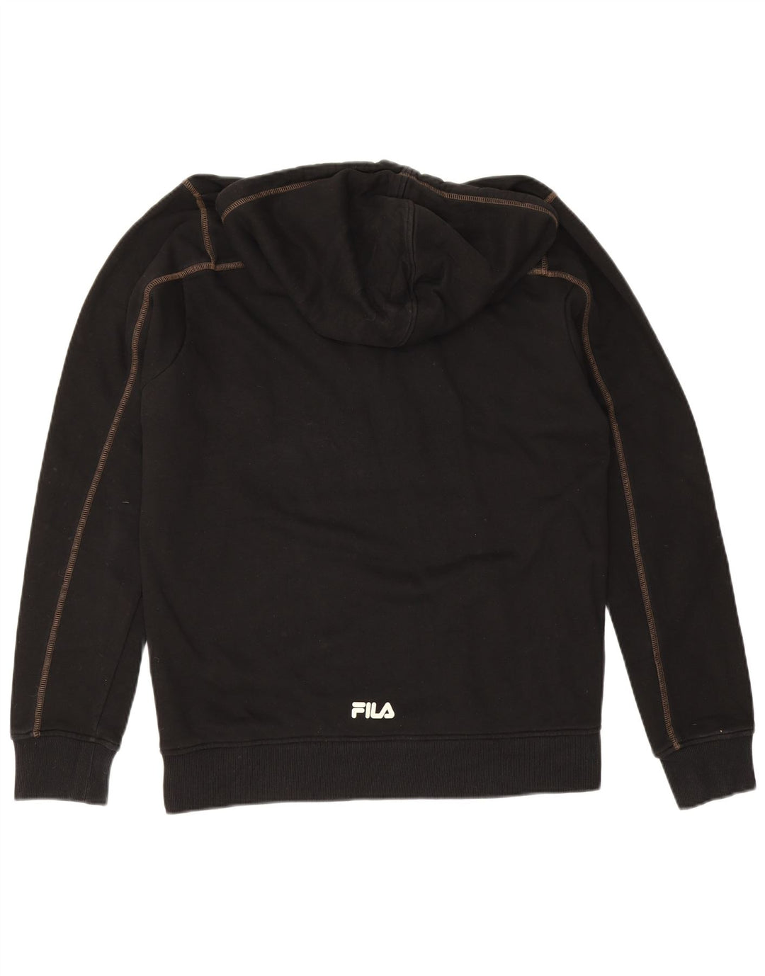 Pulover Fila pentru bărbați, mare, negru, bumbac