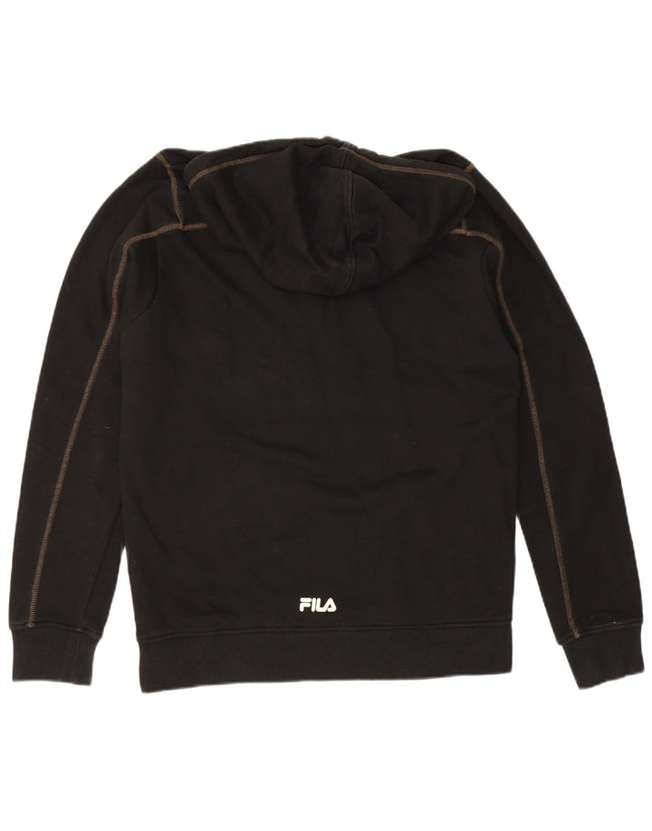 Pulover Fila pentru bărbați, mare, negru, bumbac