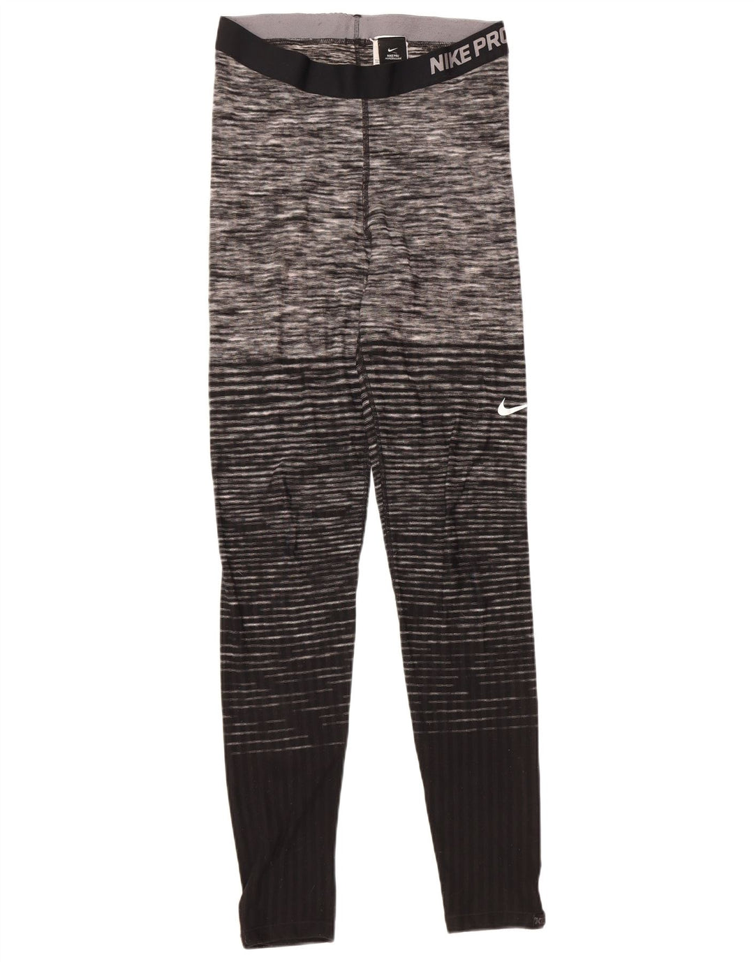 Leggings grafici pentru femei NIKE UK 14 Poliester cu dungi negre mari