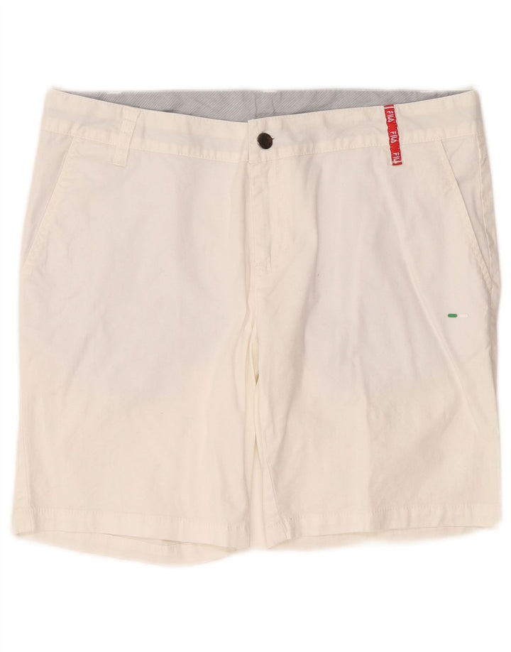 Pantaloni scurți chino pentru bărbați Fila Medium W32 Alb