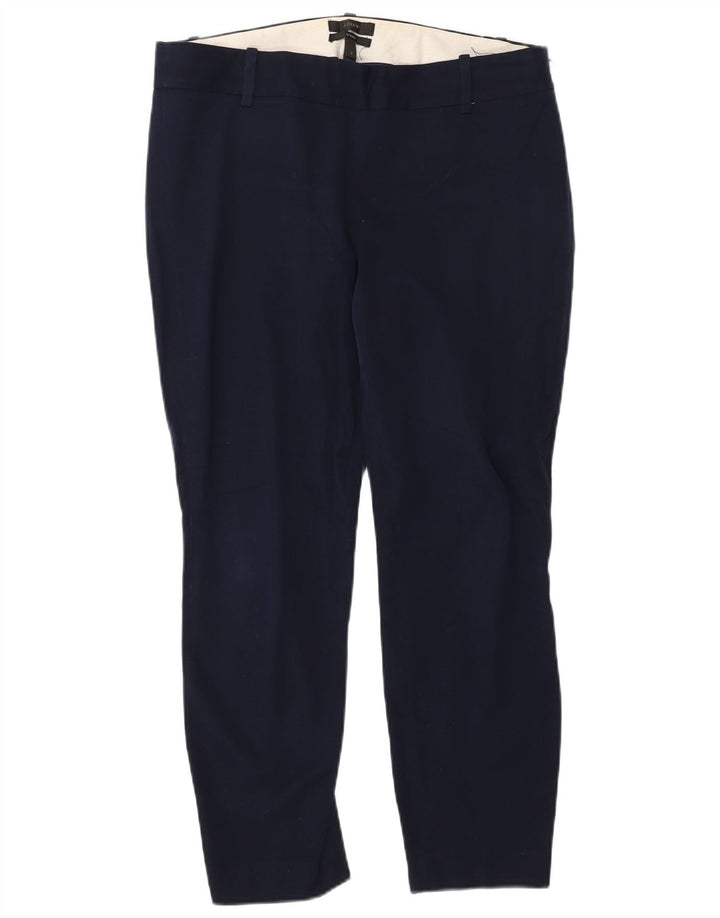 J. CREW Pantaloni cropped Minnie Slim pentru femei US 8 Medium W30 L26 Bleumarin