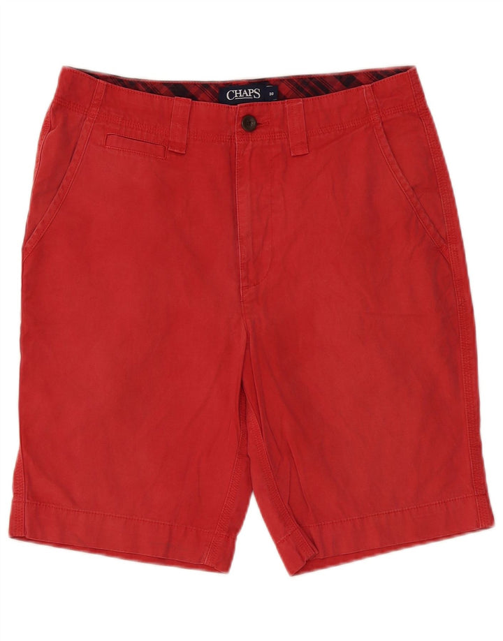 Pantaloni scurți chino pentru bărbați CHAPS W30, bumbac roșu mediu