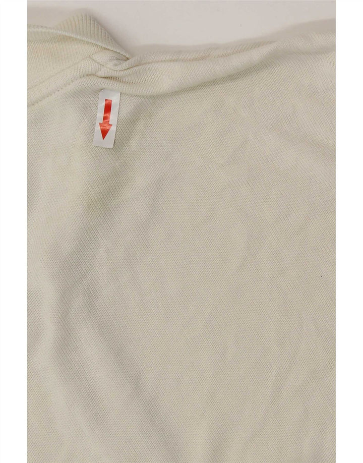 Tricou polo pentru bărbați, alb mediu