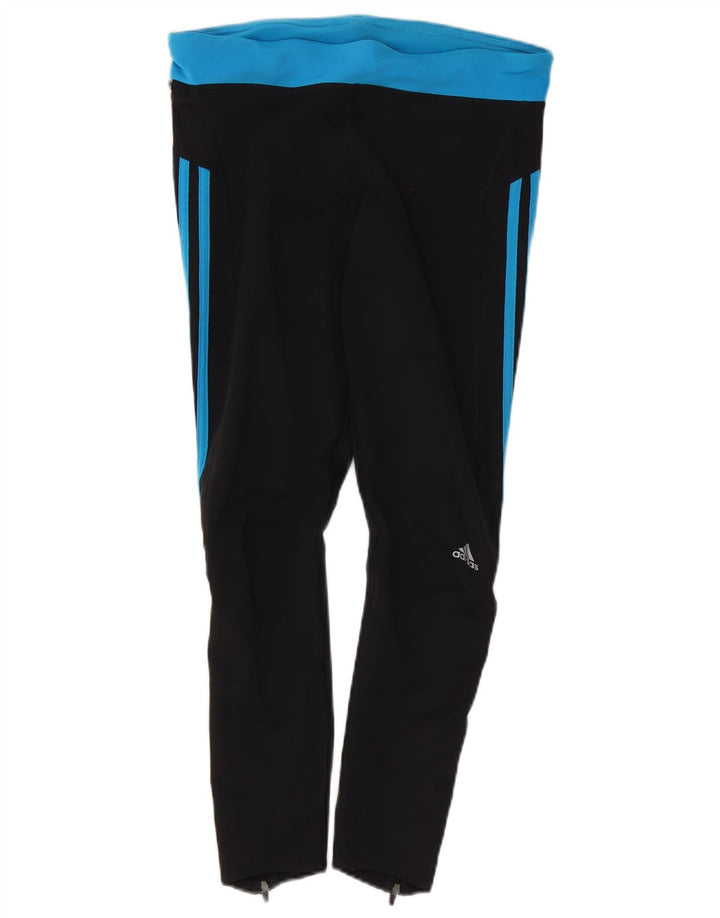 Leggings Climalite ADIDAS pentru femei UK 12 Medium Black Colorblock