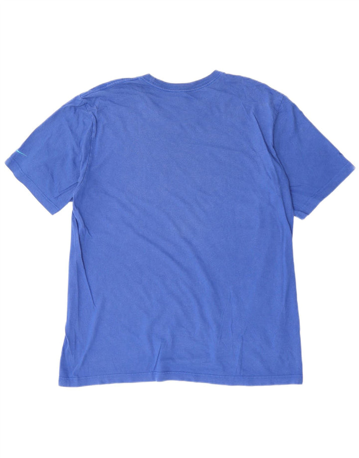 Tricou grafic pentru bărbați NIKE Top XL Bumbac albastru