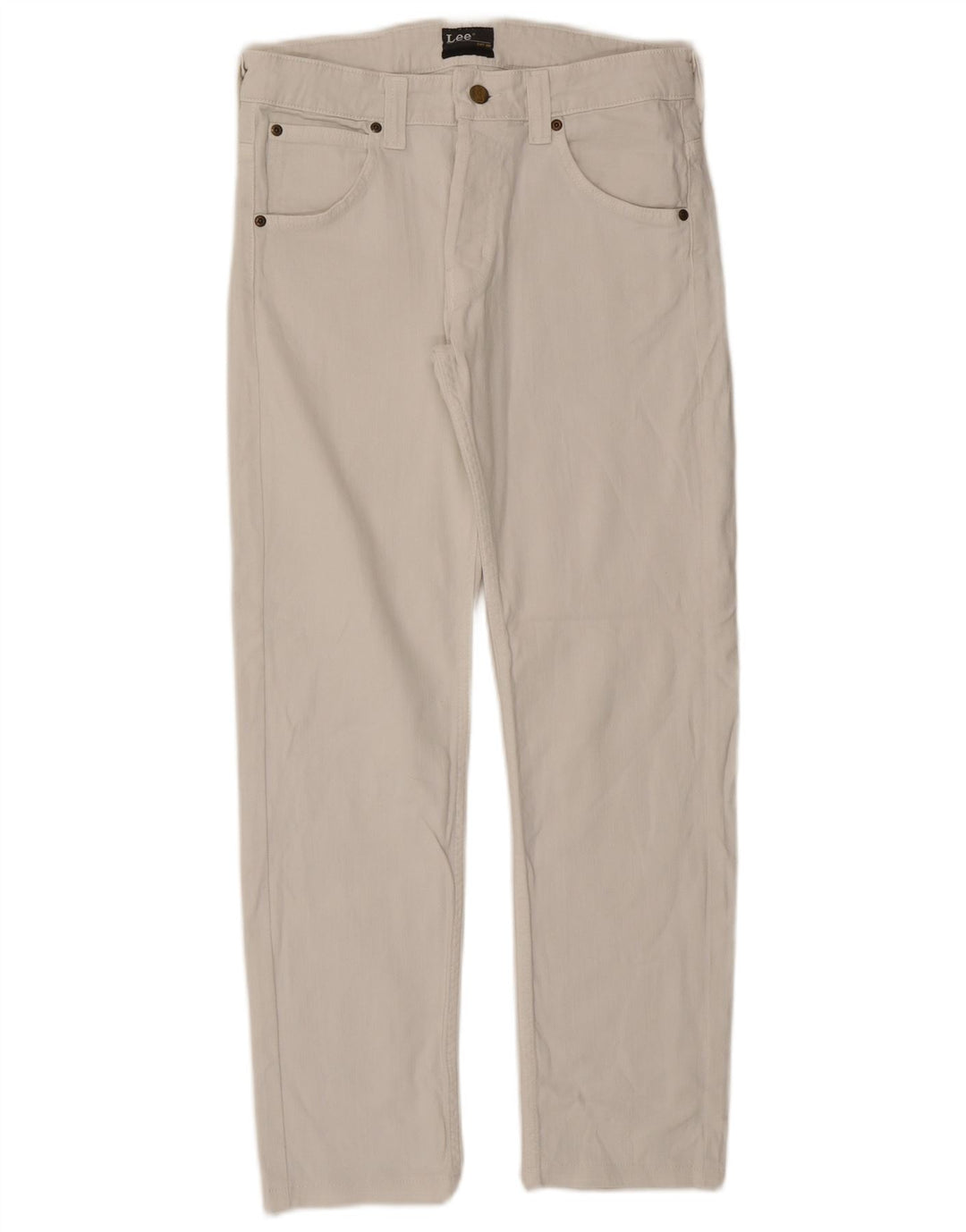 Blugi LEE Powell Slim pentru femei W32 L27 bumbac alb