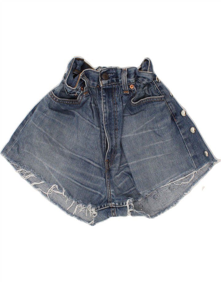 LEVI'S Womens Denim Shorts W24 XS Blue Cotton Vintage Levi's and Second-Hand Levi's from Messina Hembry 