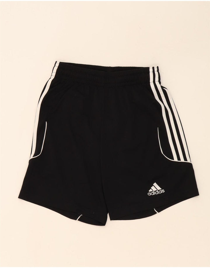 Pantaloni scurți Adidas Climalite Sport pentru bărbați, poliester negru mic