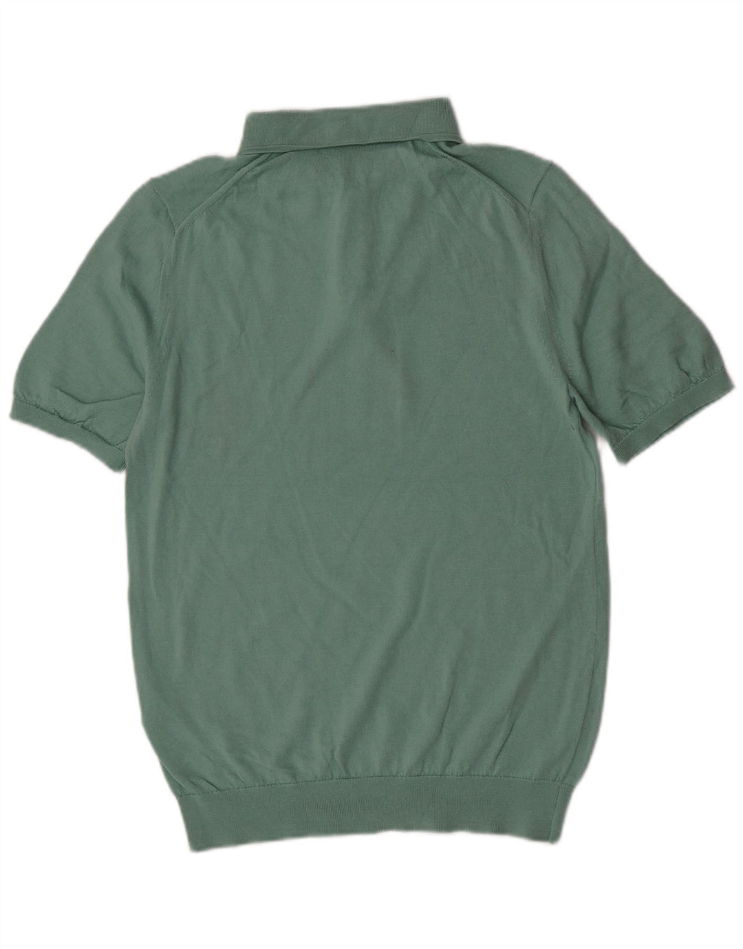 Tricou polo Reiss pentru bărbați, lână verde medie