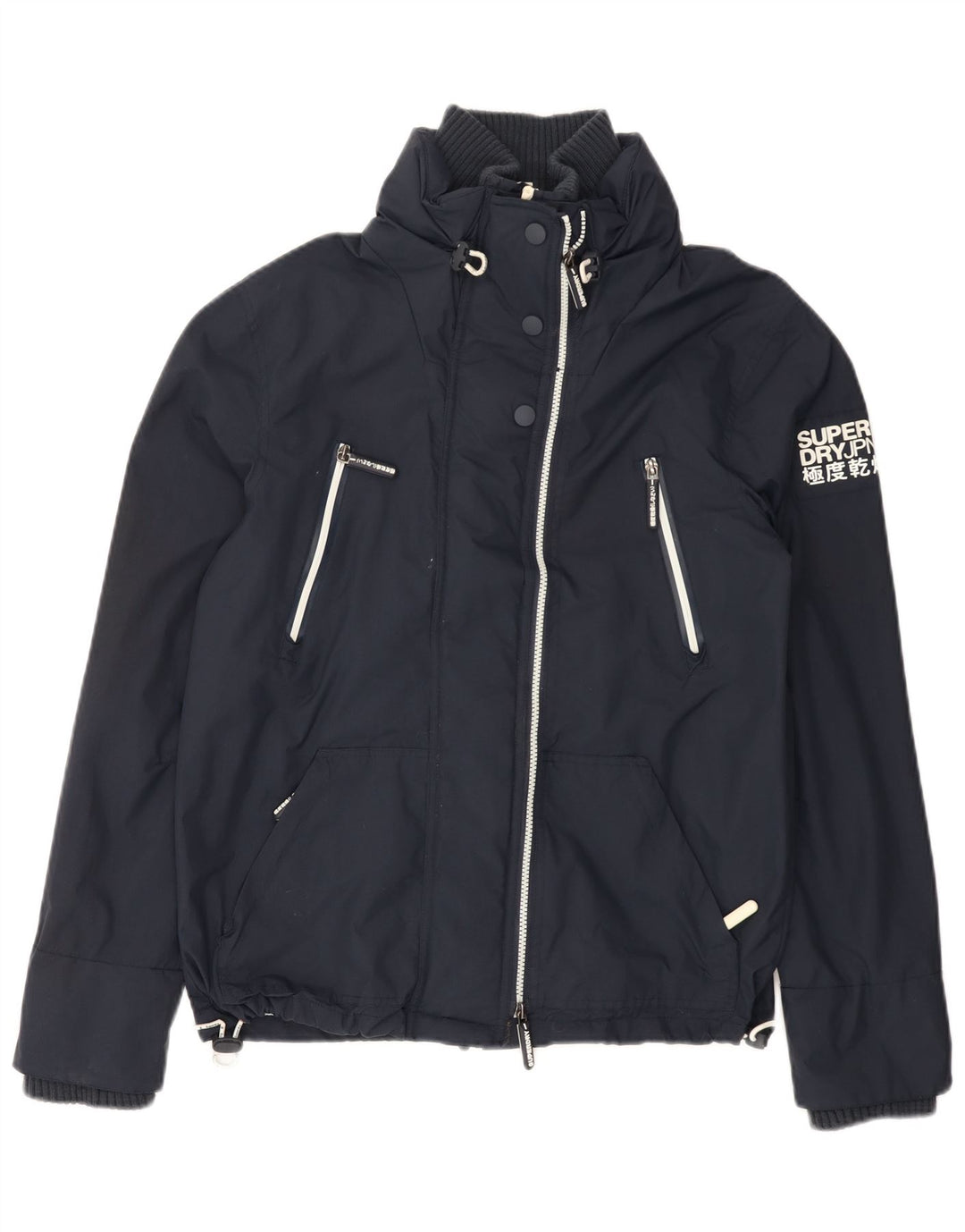 SUPERDRY Jachetă Windbreaker pentru bărbați cu grafică UK 38 Medium Navy Blue Marine
