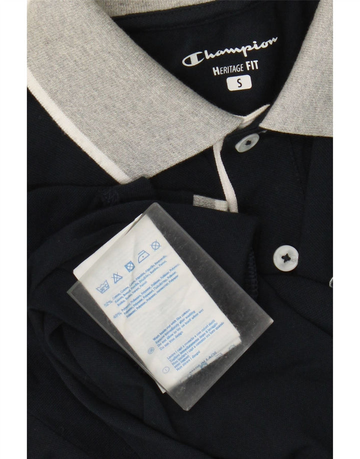 Tricou polo Champion pentru bărbați, bumbac, albastru bleumarin