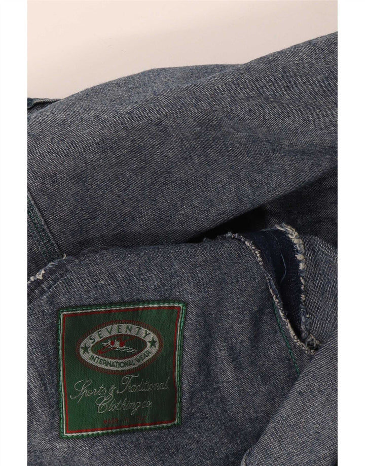 Jachetă de blugi pentru bărbați Seventy UK 40 Large Blue