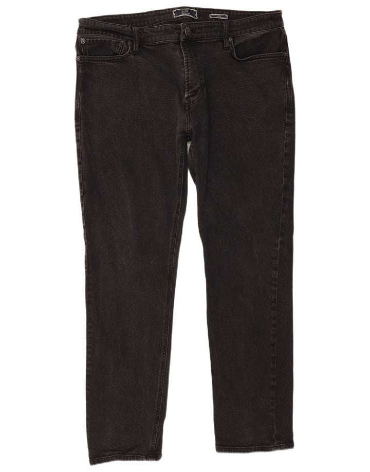 Blugi slim pentru bărbați Fat Face W38 L30 bumbac negru