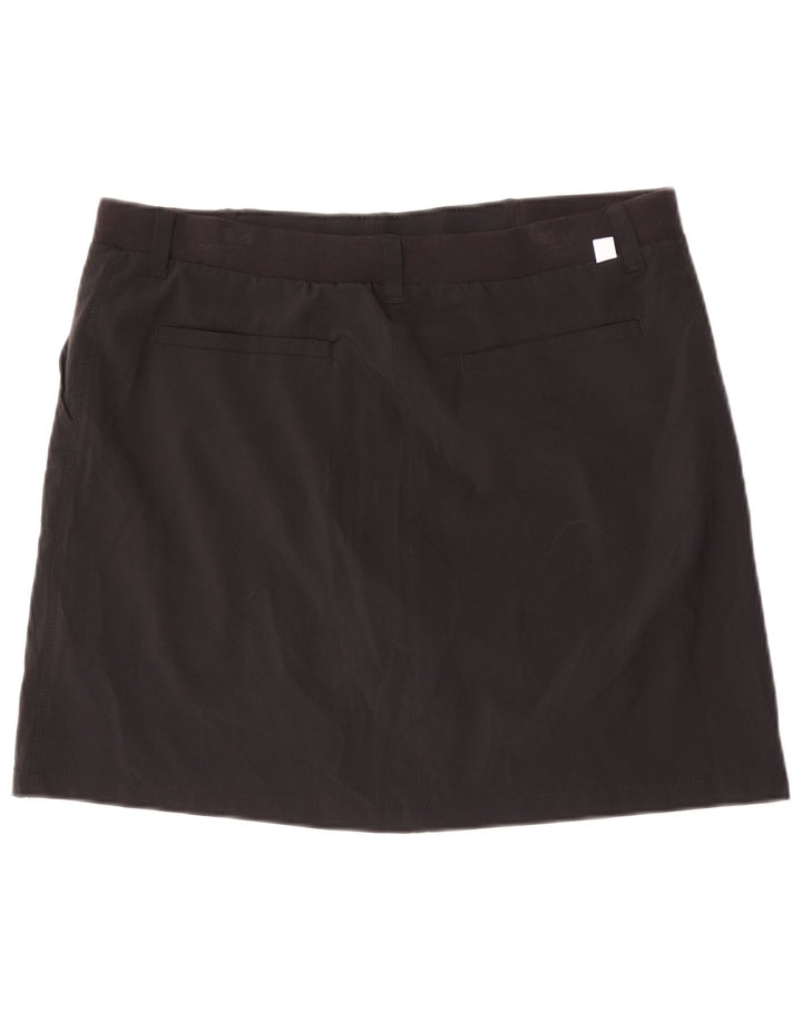 Fusta mini Lee Riders pentru femei US 14 XL W36 Poliester negru