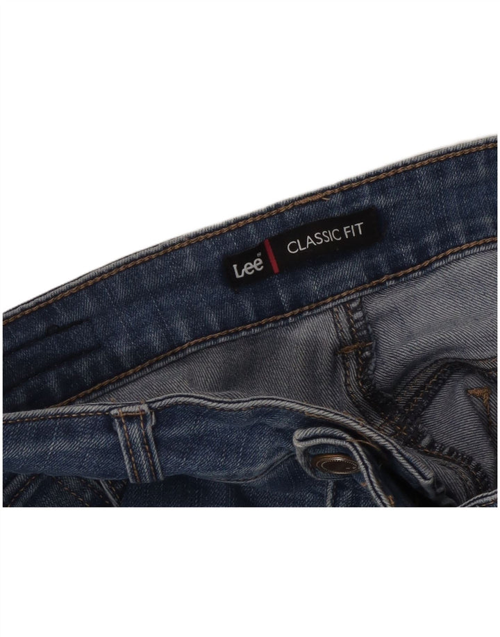 Blugi drepte pentru femei Lee, cu ajustare clasică, W32 L29, albastru