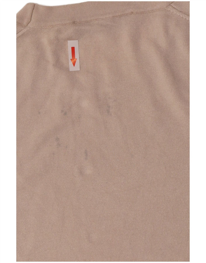 Pulover pentru damă Zara, cu gât turnut, UK 14, mare, bej