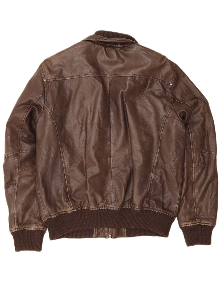 Jachetă de piele pentru bărbați Conbipel IT 50 Large Brown