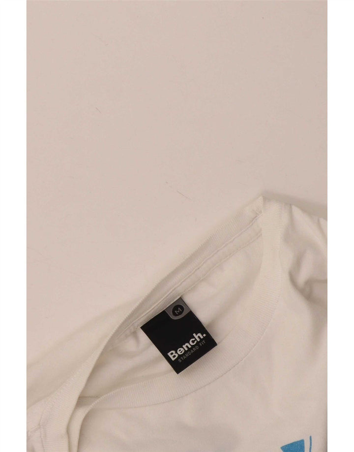 Tricou grafic pentru bărbați Bench Top Mediu Alb