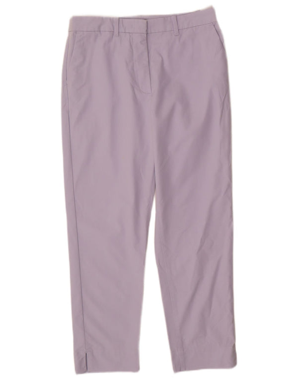 Pantaloni chino drepti pentru femei Marks & Spencer UK 10 Small W28 L26 Violet