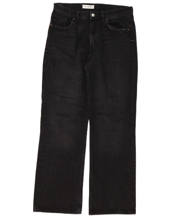 Blugi Bootcut pentru bărbați Zara EU 42 Large W32 L33 Negri