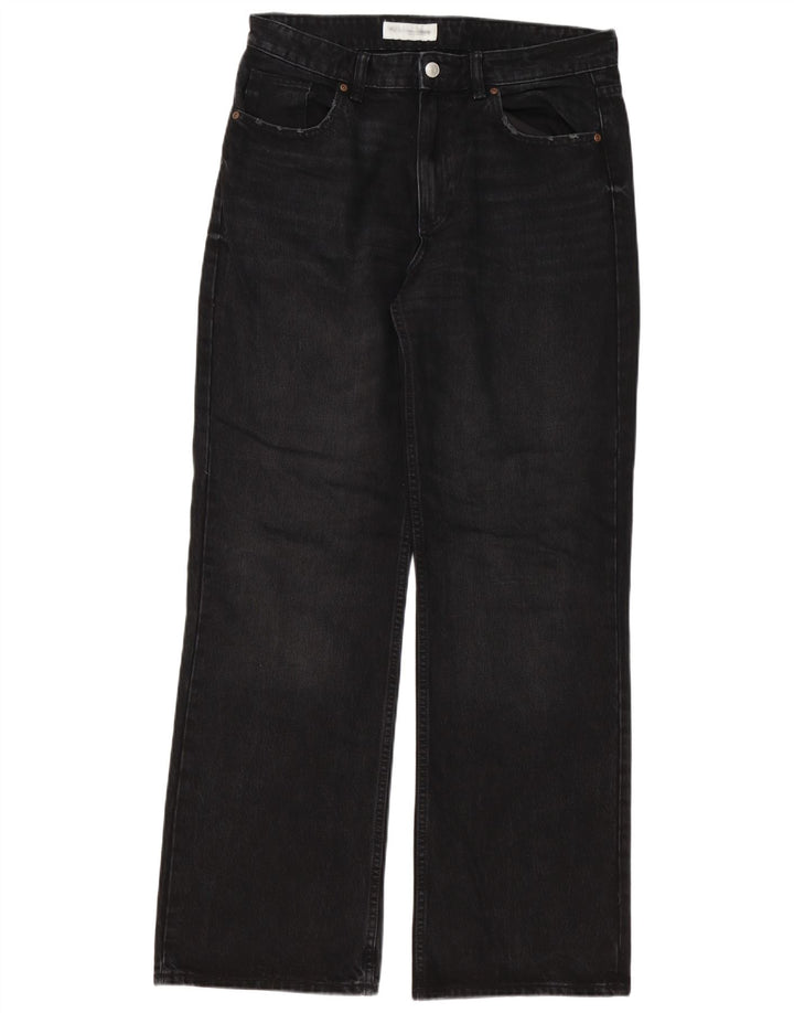 Blugi Bootcut pentru bărbați Zara EU 42 Large W32 L33 Negri